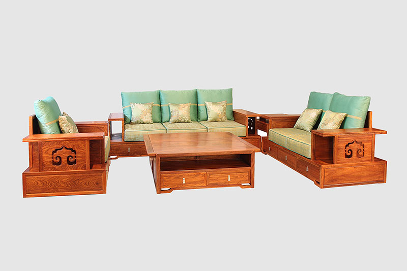 宜宾中式实木沙发简直太美了